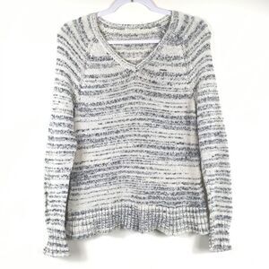 EILEEN Fisher Marled Cotton Knit Slub Sweater
